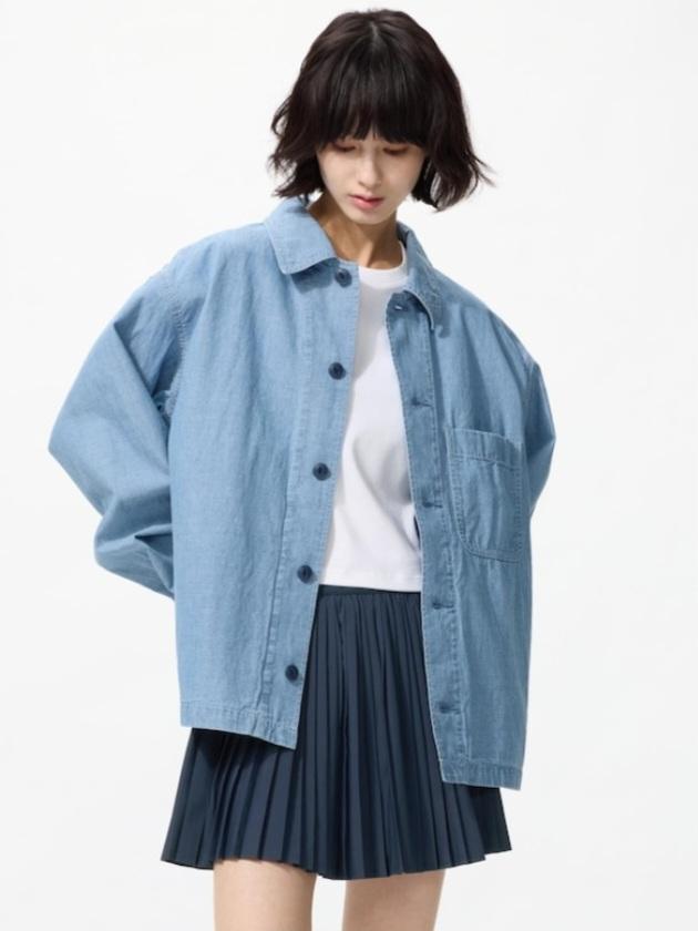 Chambray Overshirt image