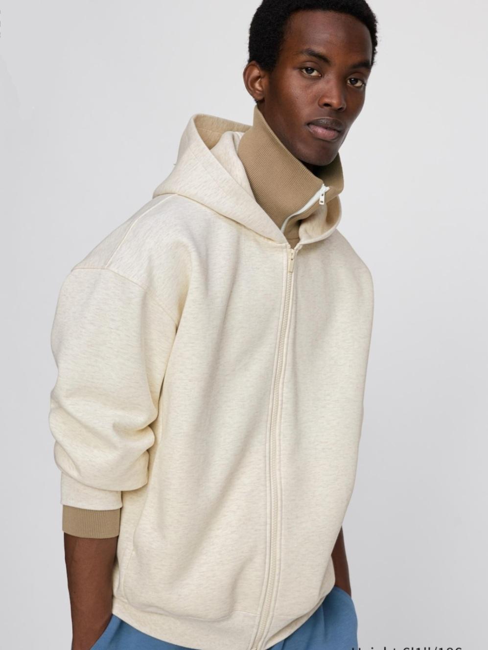 Sweat Oversized Full-Zip Hoodie image