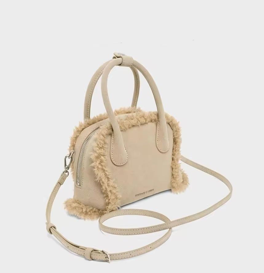 Charles & Keith | Spring Sporty Furry Handbag and Crossbody Bag |