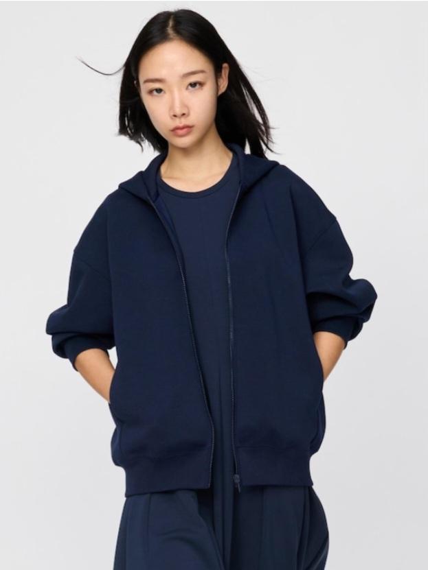 Sweat Oversized Full-Zip Hoodie