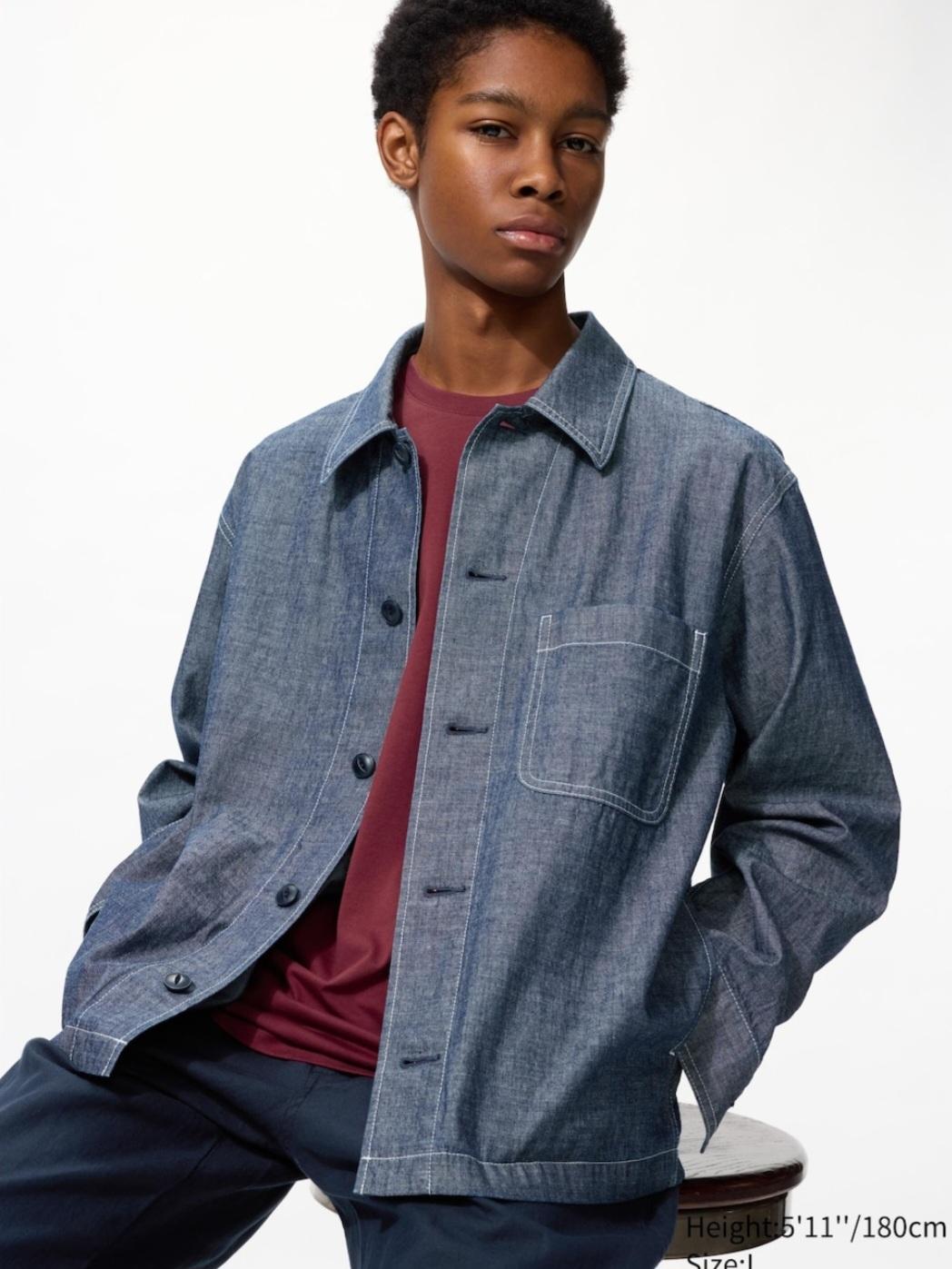 Chambray Overshirt image