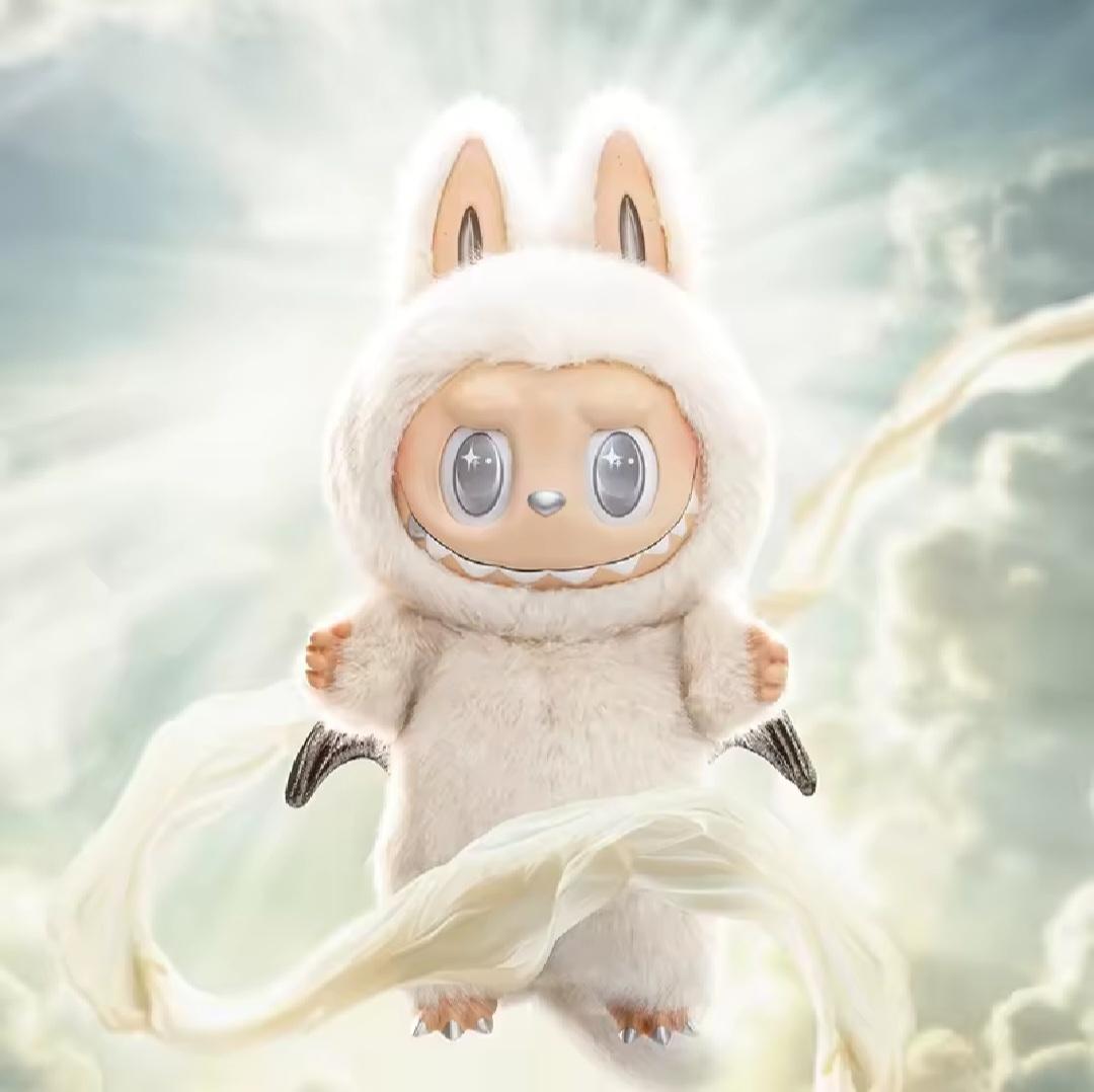 POP MART THE MONSTERS -ANGEL IN CLOUDS Vinyl Face Doll Labubu image