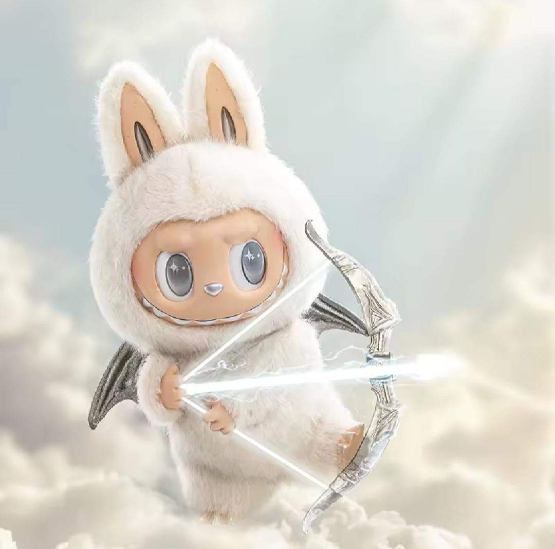 POP MART THE MONSTERS -ANGEL IN CLOUDS Vinyl Face Doll Labubu image