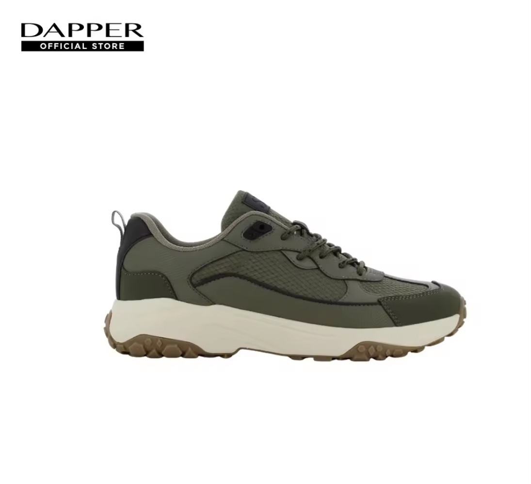 DAPPER Mesh Chunky Sneakers – Khaki Green