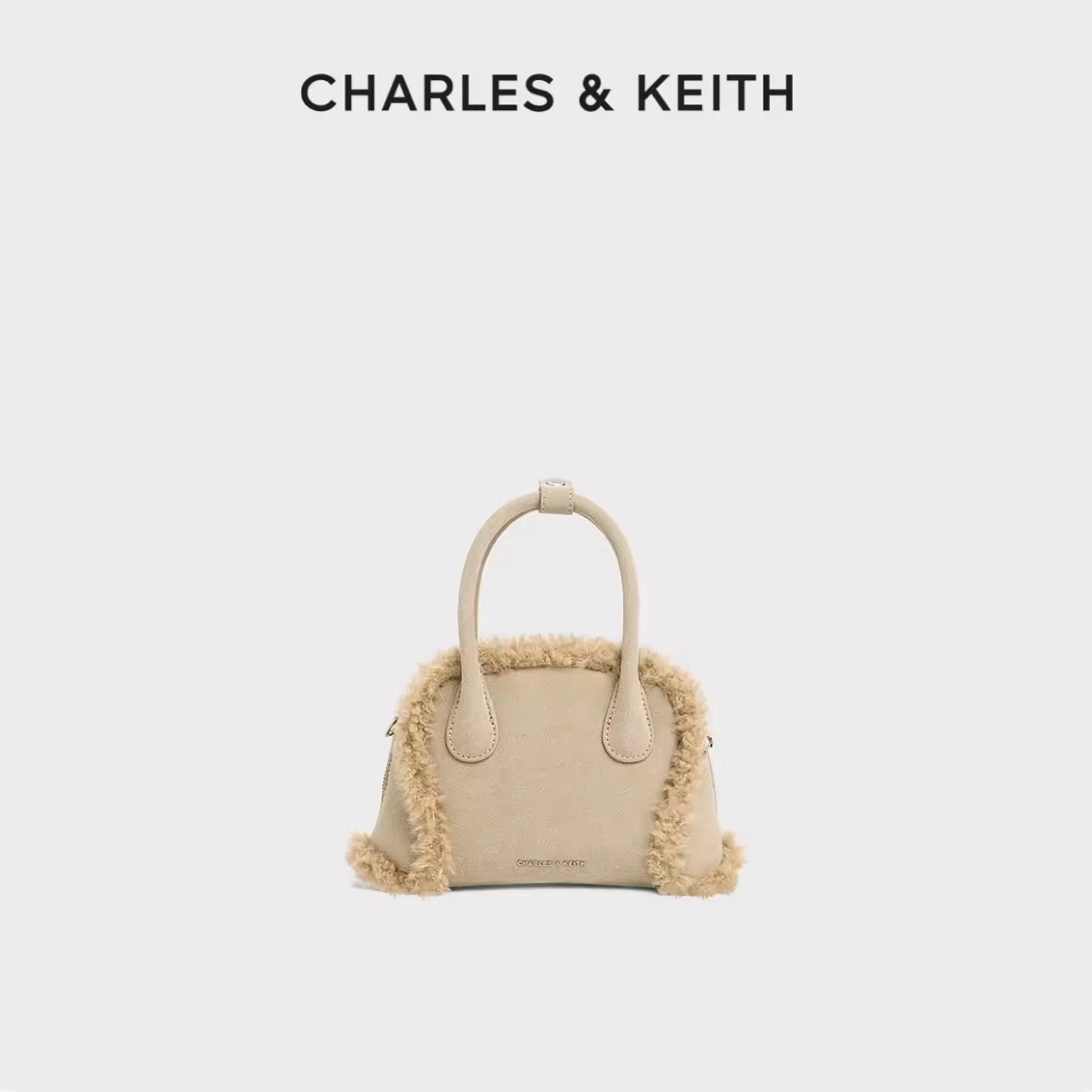 Charles & Keith | Spring Sporty Furry Handbag and Crossbody Bag | image