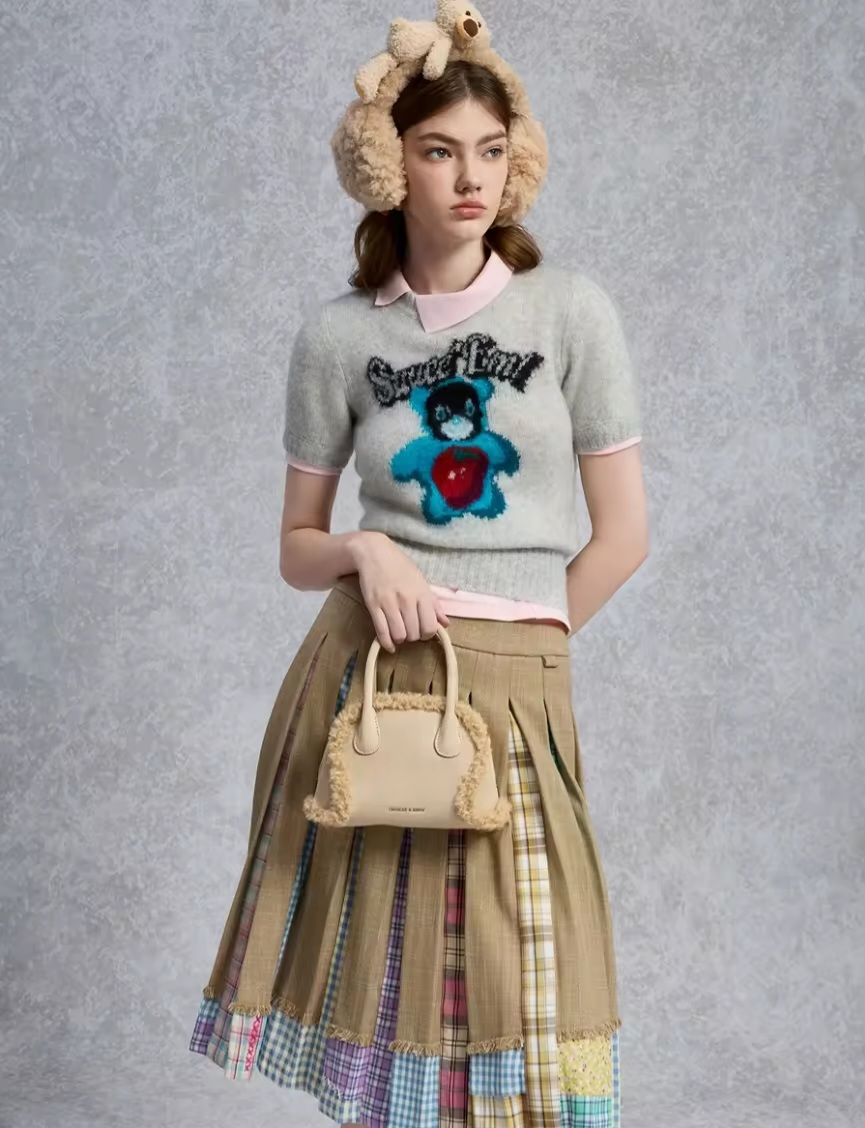 Charles & Keith | Spring Sporty Furry Handbag and Crossbody Bag | image