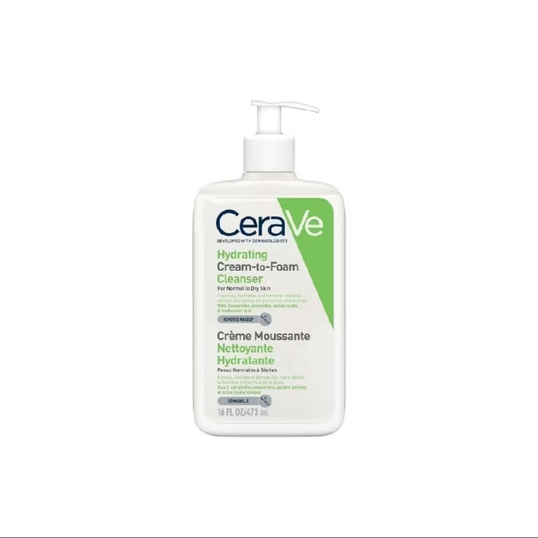 CERAVE HYDRATING CREAM-TO-FOAM CLEANSER 473ml image